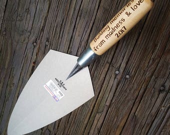 Personalized Masonry Trowel – Engraved Bricklayer Gift