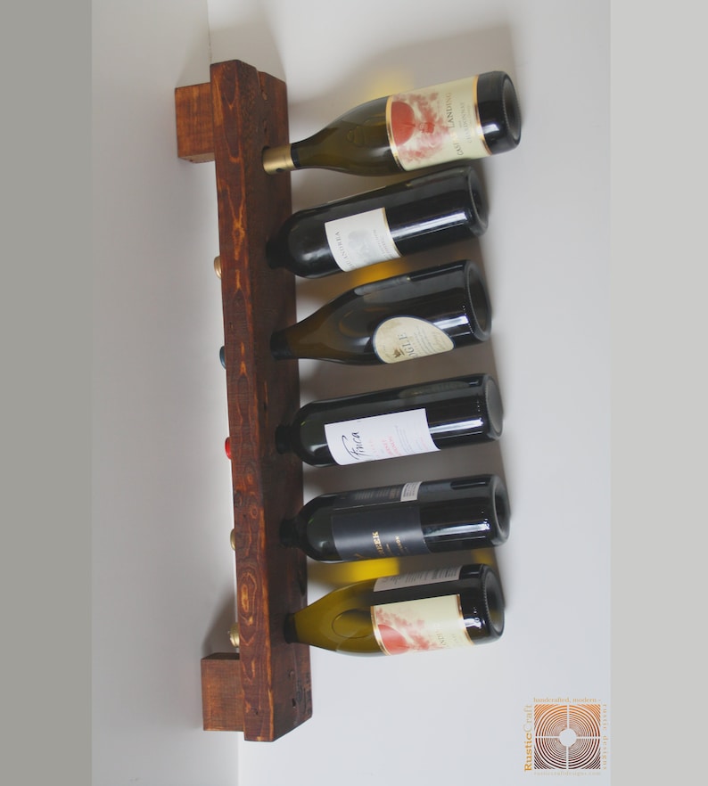 Rusticcraft Designs Wall Wine Rack - Thumbnail 3