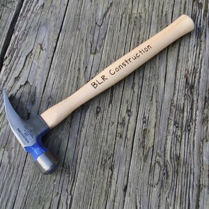 Personalized Engraved Hammer – Anniversary, Father's Day Gift Framing Hammer 32oz