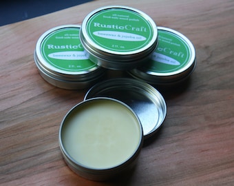 Jojoba Cutting Board Conditioning Paste- Organic Wood oil - Eco Pure Beeswax  2 oz. (60ml) Wood spoons, wood bowls- Small batch handmade