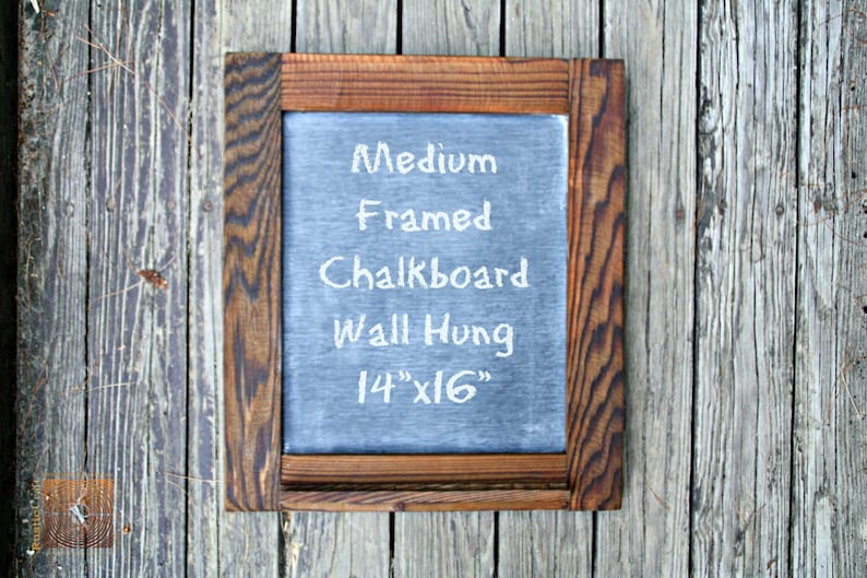Medium Framed Chalkboard Kitchen Chalkboard Wall Hanging Etsy