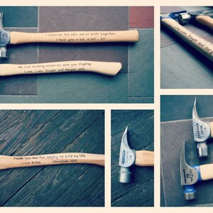 Personalized Engraved Hammer – Anniversary, Father's Day Gift image 4