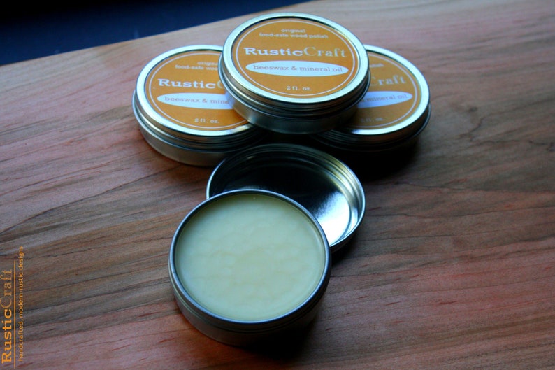 Wood Paste-natural Beeswax & Mineral Oil Cutting Board Oil - Etsy Canada