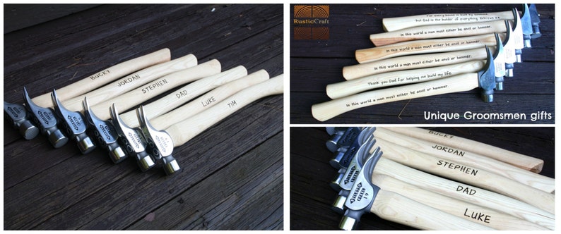 Personalized Engraved Hammer – Anniversary, Father's Day Gift Stainless Claw 19oz