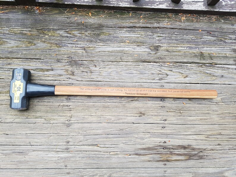 Personalized Sledgehammer Engraved Hammer Fathers Day Gift Etsy