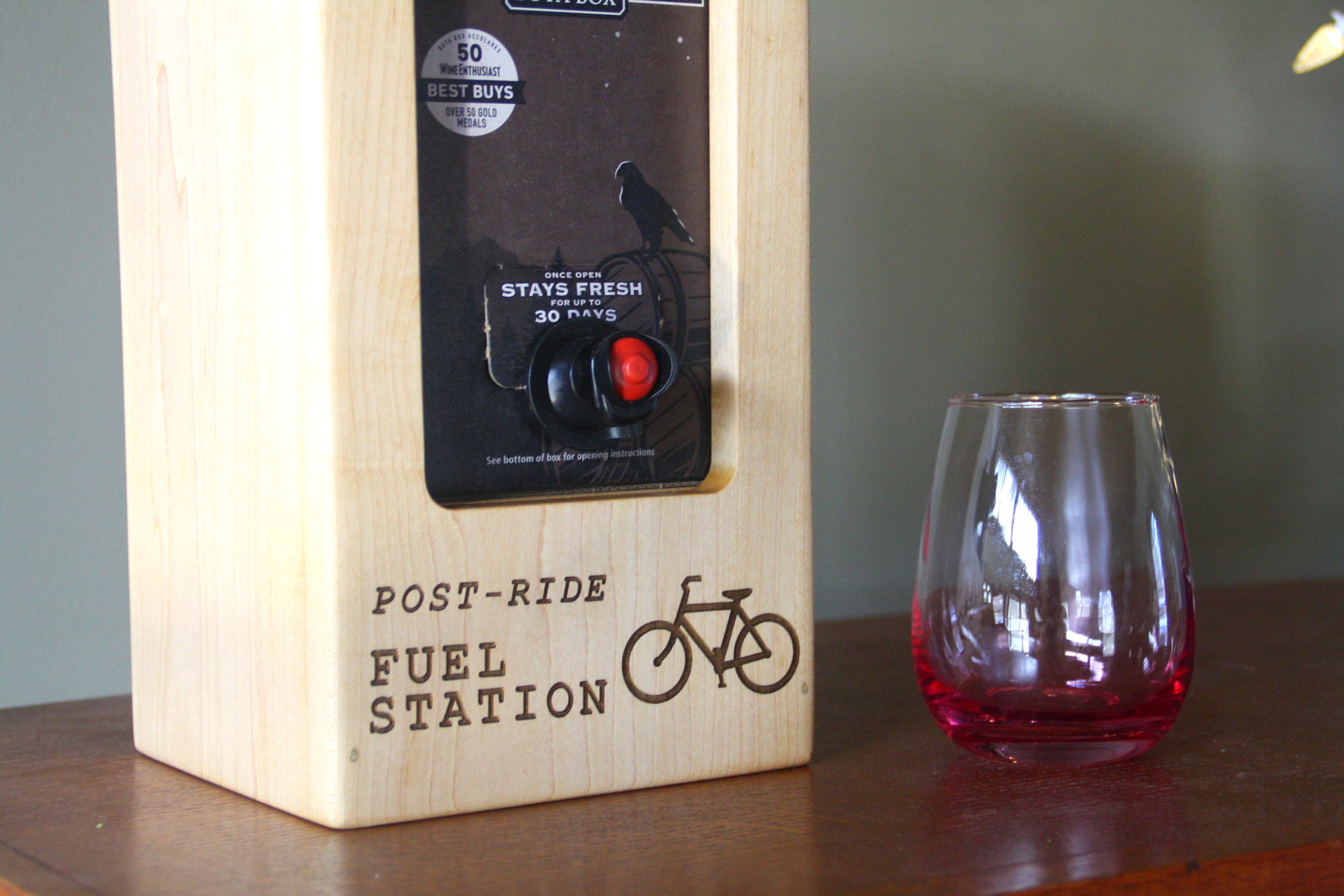 Personalized Wine Box Holder Wood Wine Box Stand Kitchen Etsy Ireland