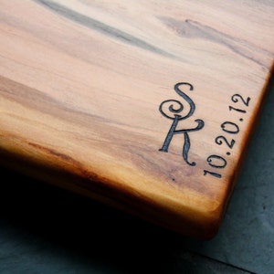 Personalized Engravings add on - Monogram - Unique Wedding Gifts - Wood Anniversary Gifts - Custom design & engraving add-on