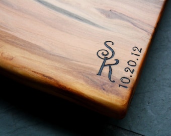 Personalized Engravings add on - Monogram - Unique Wedding Gifts - Wood Anniversary Gifts - Custom design & engraving add-on