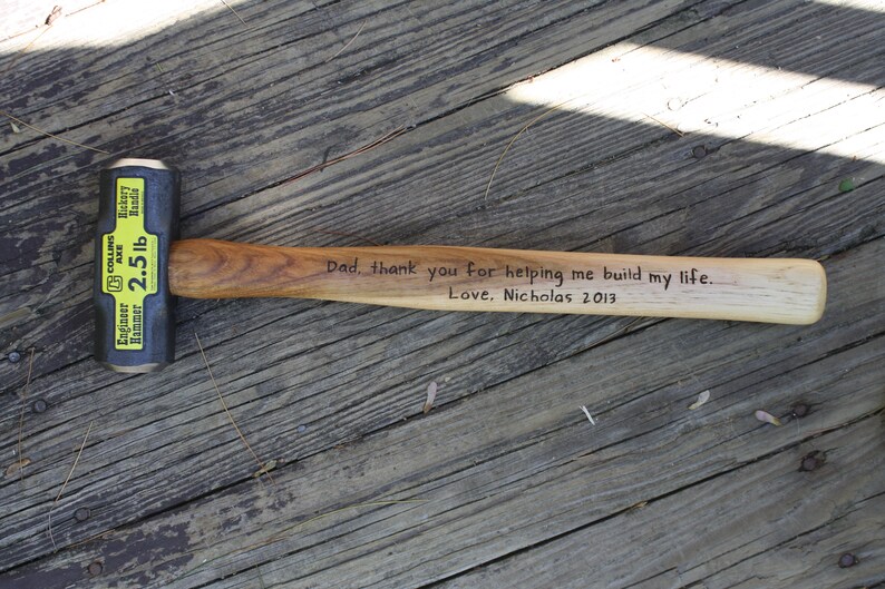 Personalized Sledgehammer Engraved Hammer Fathers Day Gift Etsy