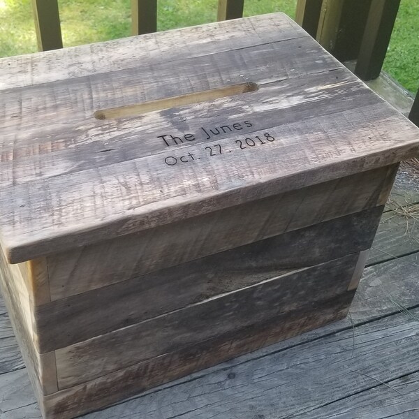 Rustic Wood Box - Etsy