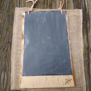 Kitchen Chalkboard Hanging Chalkboard Tablet Medium Cherry with Leather strap Unique Birthday Gift image 5