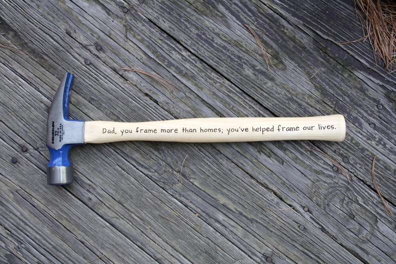 Personalized Engraved Hammer – Anniversary, Father's Day Gift image 8