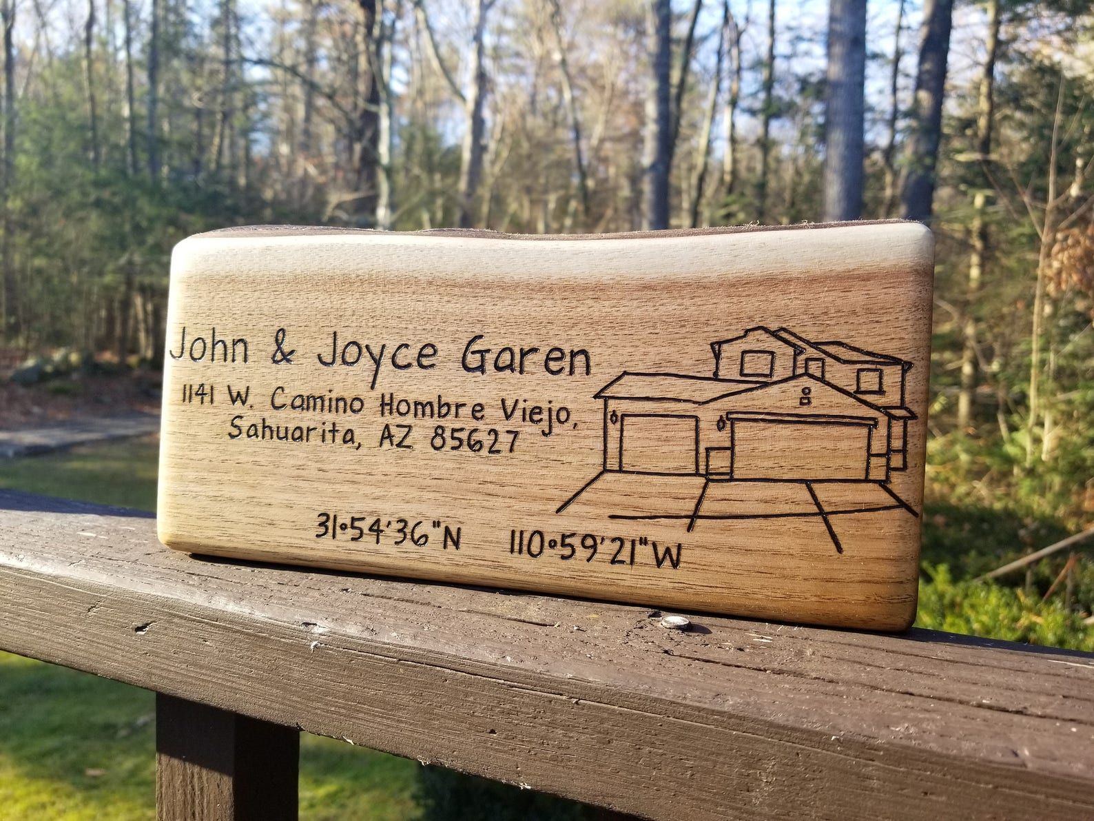 Custom Housewarming Gift Personalized Address Sign Custom Etsy