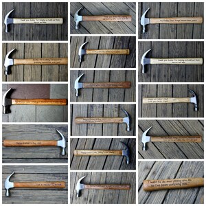 Personalized Engraved Hammer – Anniversary, Father's Day Gift image 5