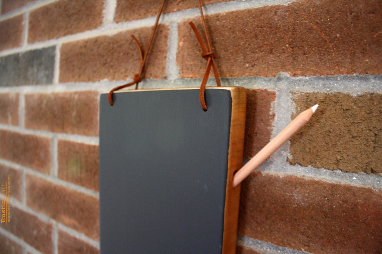 Kitchen Chalkboard Hanging Chalkboard Tablet Medium Cherry Etsy