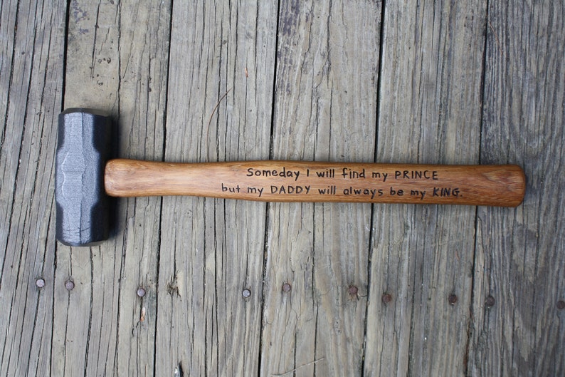 Personalized Sledgehammer Engraved Hammer Fathers Day Gift Husband Gift Best Man Gift Engraved & custom designed image 8