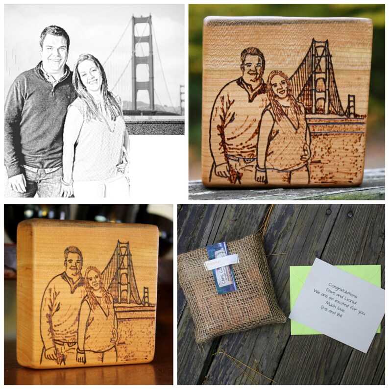 Personalized art gifts Rustic Wood Custom art Personalized Etsy