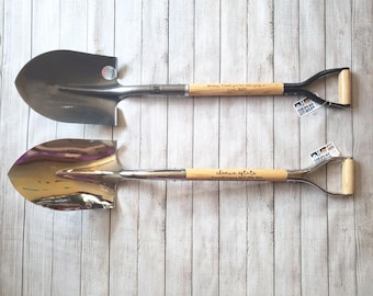 Engraved Garden Shovel – Personalized Gardener Gift, Ceremonial Groundbreaking Shovel