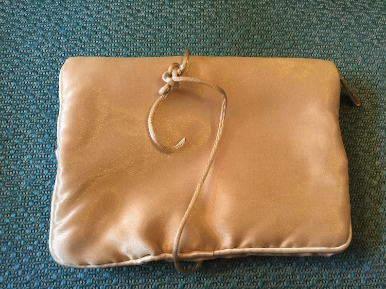 Vintage Travel Makeup Jewelry Bag