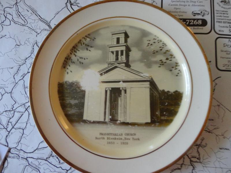 Vintage Church Commemorative Plate Etsy