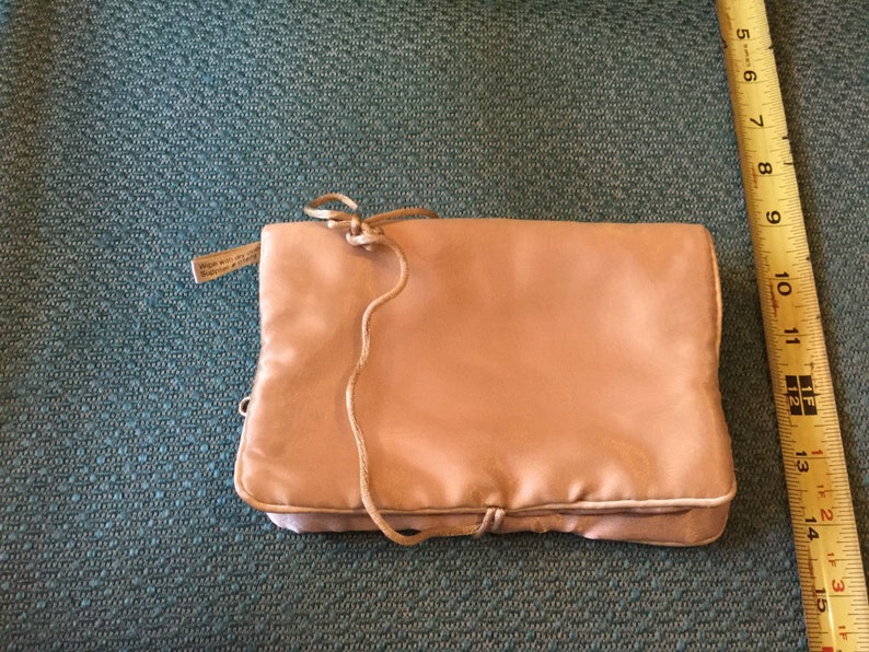 Vintage Travel Makeup Jewelry Bag