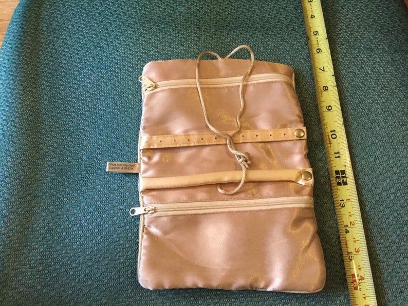 Vintage Travel Makeup Jewelry Bag