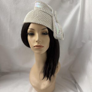 Vintage Beaded Pillbox Hat - Etsy display picture 2
