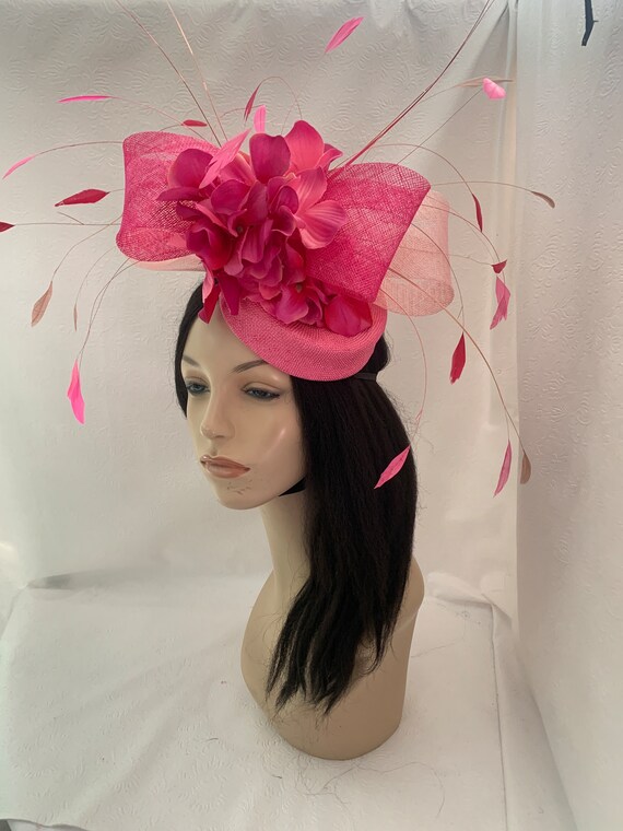 Raspberry Magenta Pink Mini Pillbox Kentucky Derby  display picture 2
