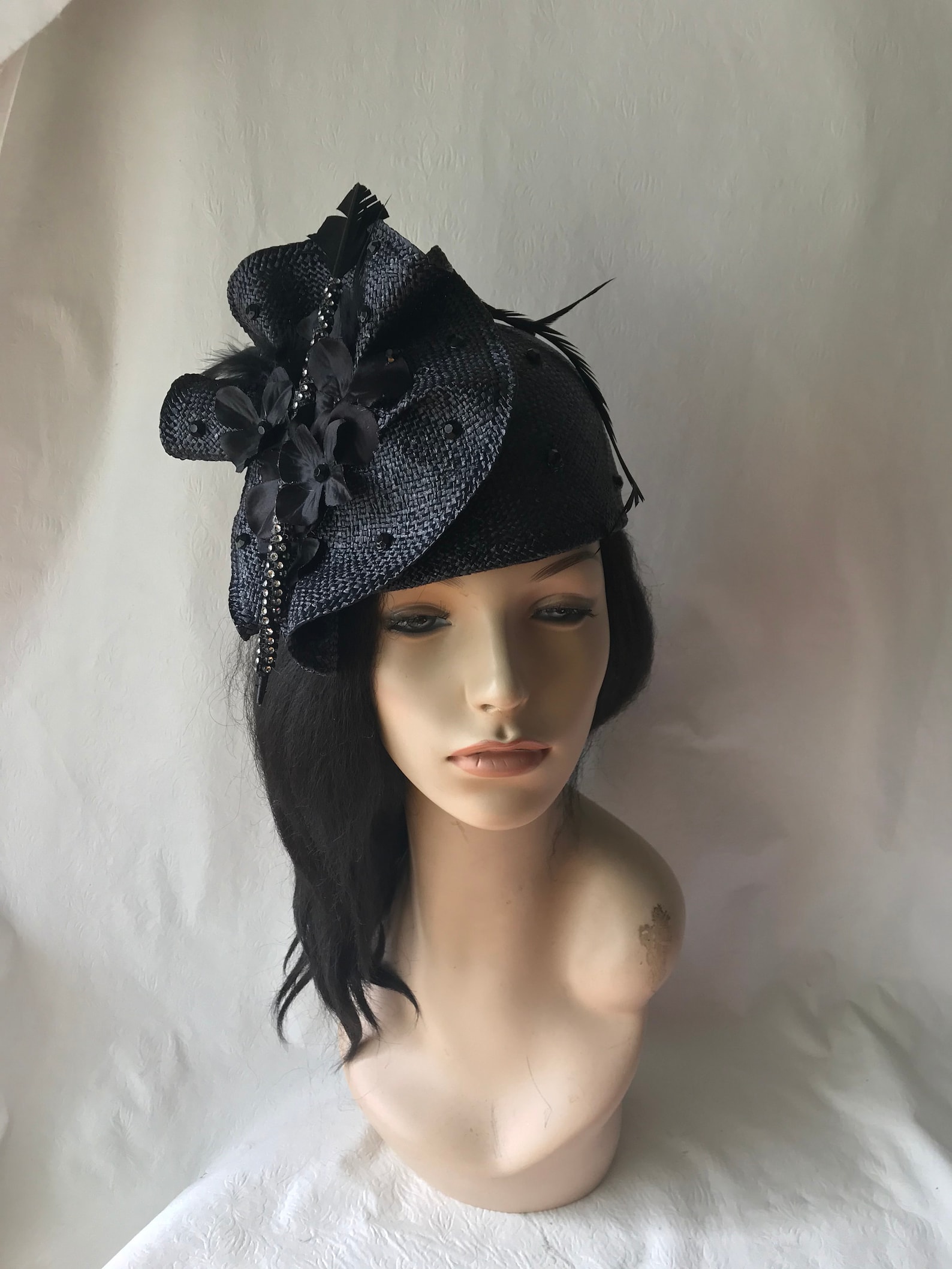 Black Women's Church Hat Formal Church Hat Mother of the Etsy