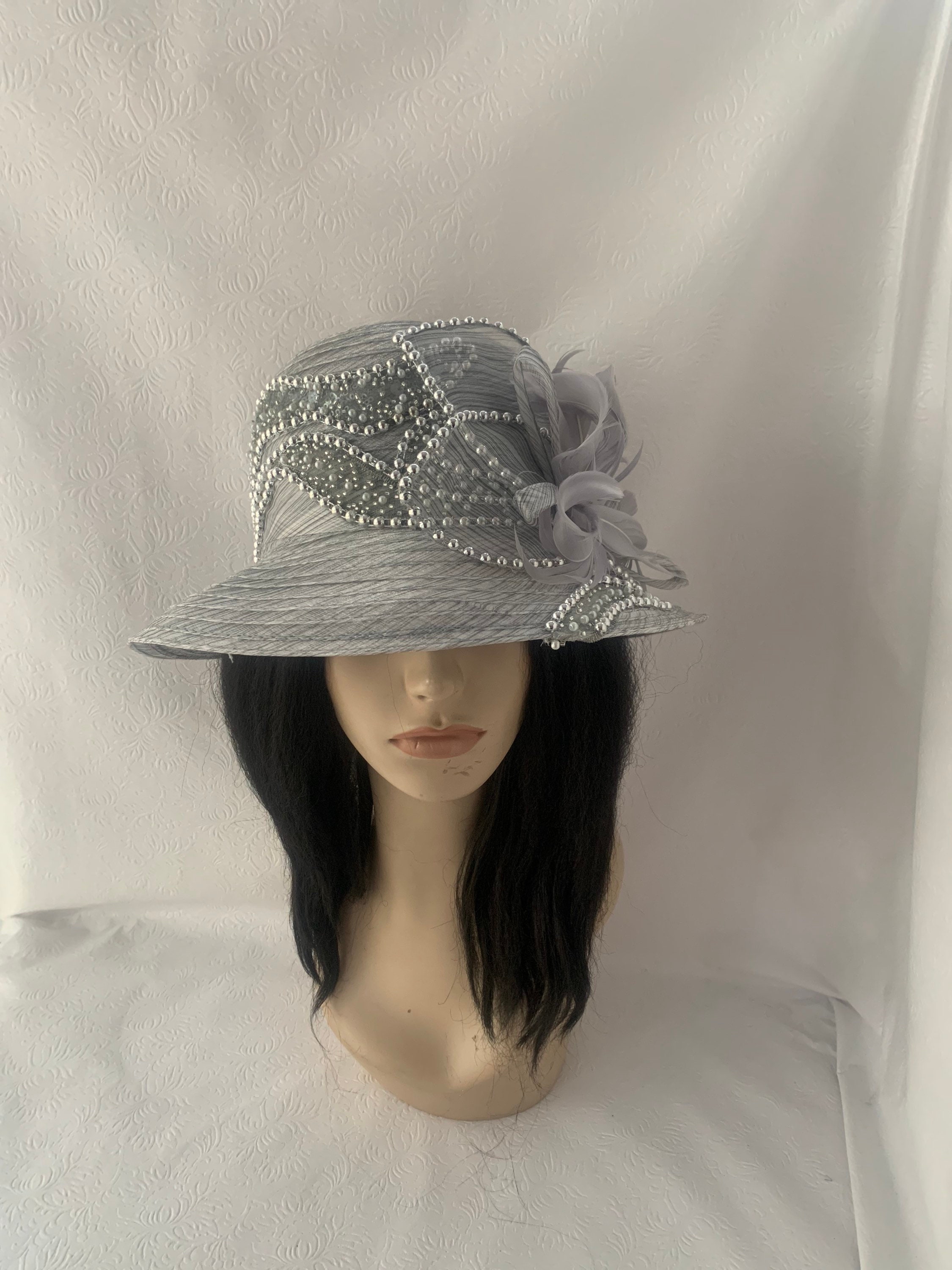 Gray Church Hat - Etsy