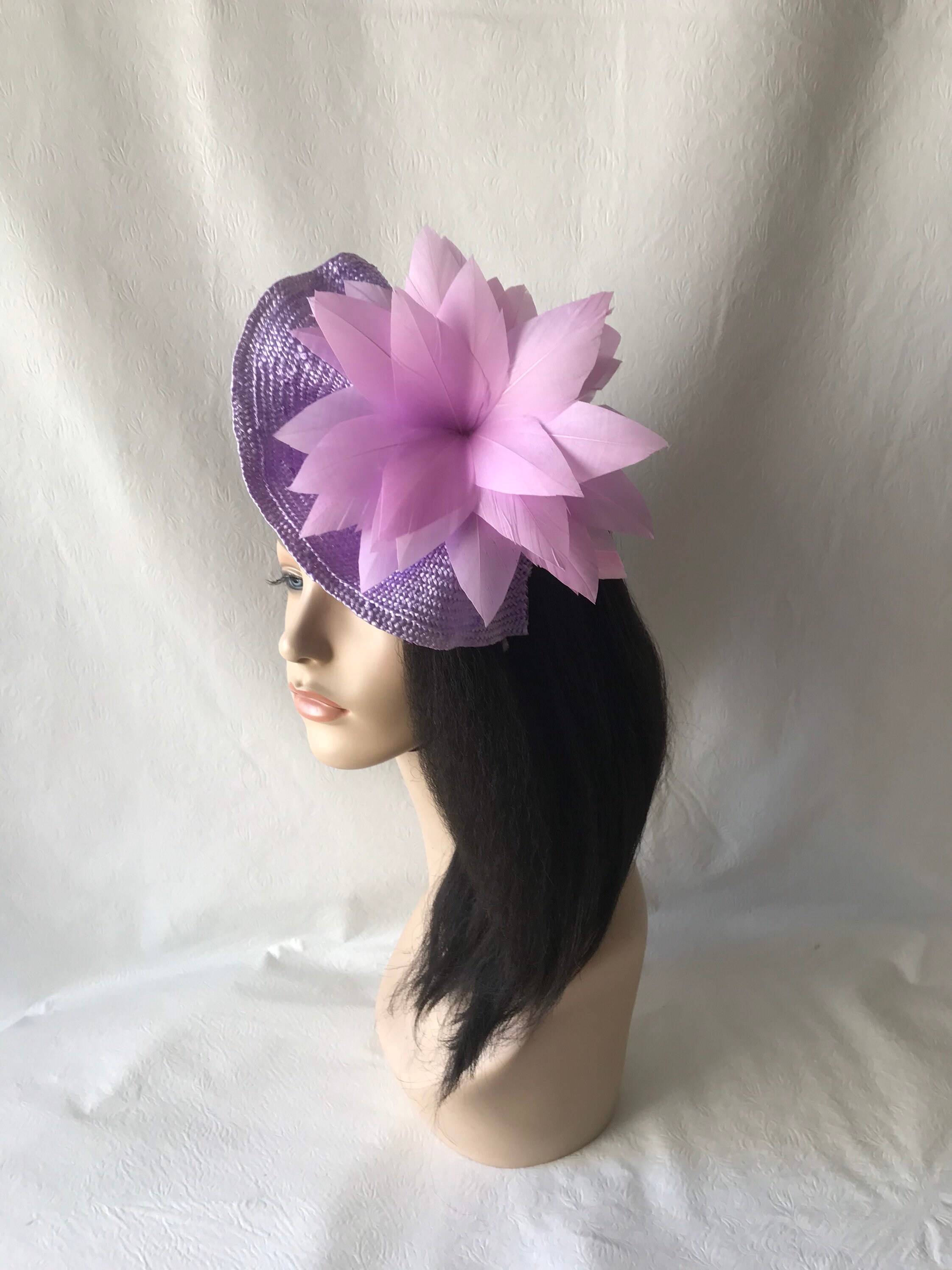 Lilac Fascinator Headband Lavender 