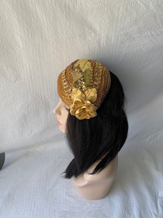 Chapeau doré cheap mariage