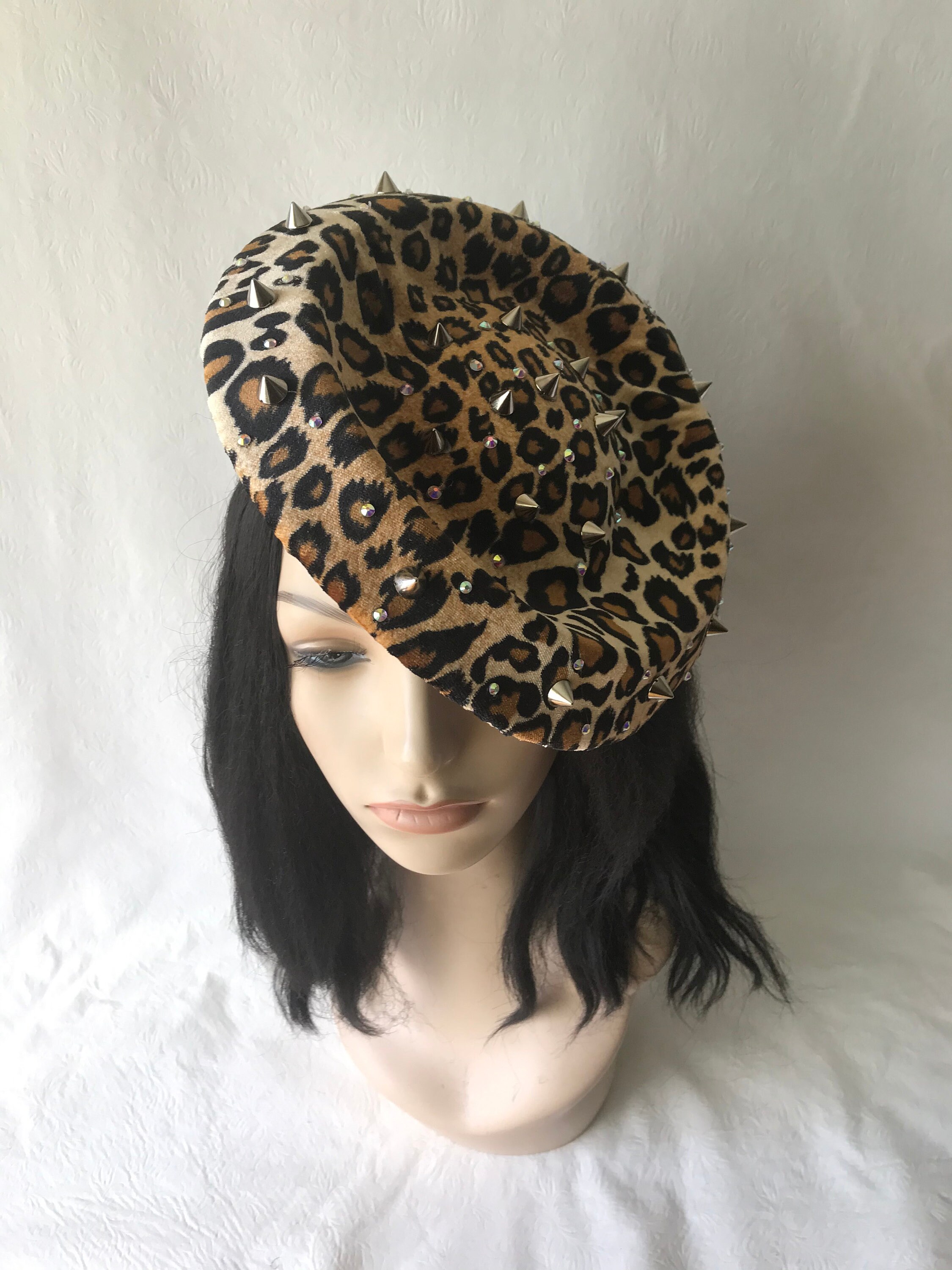 Leopard Print Fascinator Hat Animal 