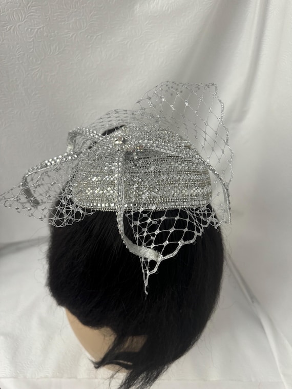 Fascinator headband hat  Rhinestone Luxury Fascinators main image 2