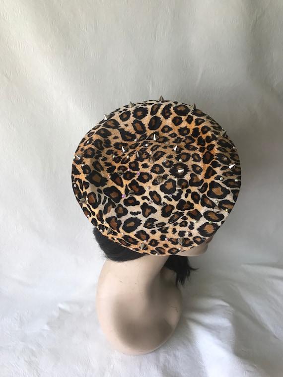 Leopard Print Fascinator Hat Animal 