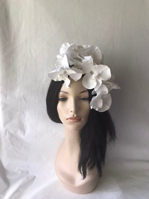 Orchid fascinator Clearance