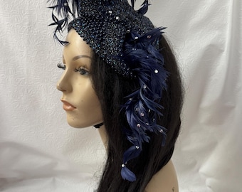 Black and Silver Rhinestone Pearl Beaded Sequin Woman  display picture 3