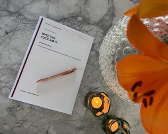 Werkboek Zelfontdekking | Wie ben ik? Identiteit en authentiek zelf | Digitale PDF