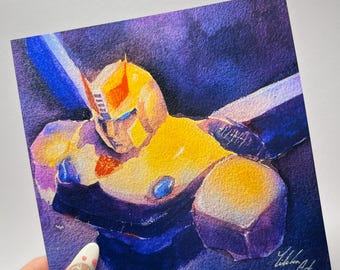 Transformers Prowl - Impressão artística em aquarela