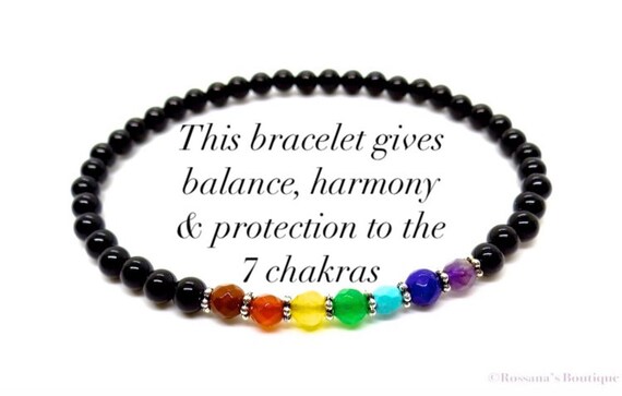 Braccialetto elasticizzato con perline colorate BRACCIALE CHAKRA Prezzo 13,99€ - Estasi Fashion