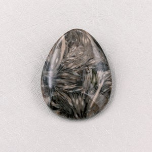 Feather Agate Cabochon - 44x34x5.4mm