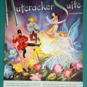 1950 Color Advertisement - KODAK Flourescent Printing Process Tchaikovky's Nutcracker