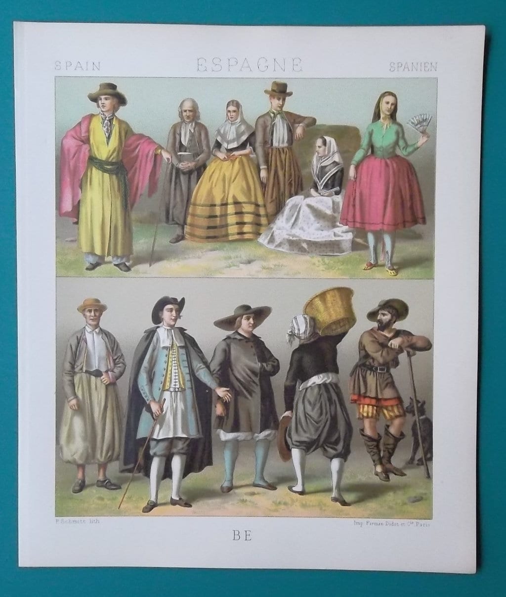 SPAIN Costume Island of Majorca Women Farmer from Palma Laborers 7