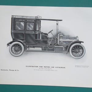 BELSIZE CARS 24/30 Limousine Automobile Advertisement - 1907 Print Vintage