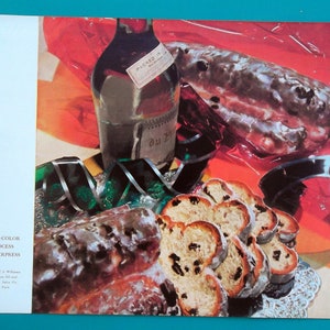 1940 Color Advertisement - WESSON OIL Cooking Baking Tort Raisin Cake Pecan Pie