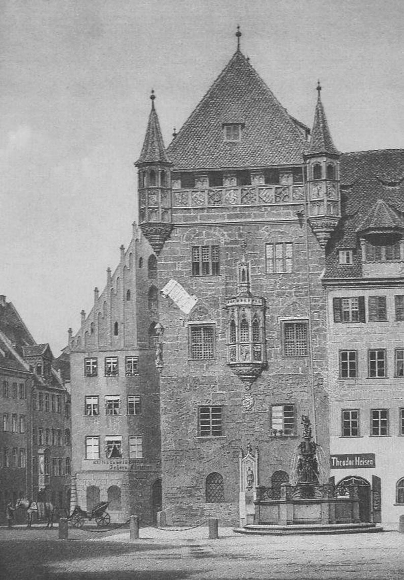 DEUTSCHLAND Nürnberg Haus Nassau SCARCE 1860er Jahre ...