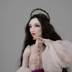 SOLD Porcelain ball jointed doll Beatrice by Olga Good Dolls, OOAK ART bjd doll