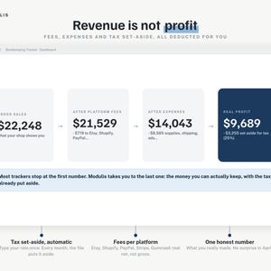 Small Business Bookkeeping Spreadsheet, Income Expense Tracker with Profit Dashboard, Excel Google Sheets Template image 5
