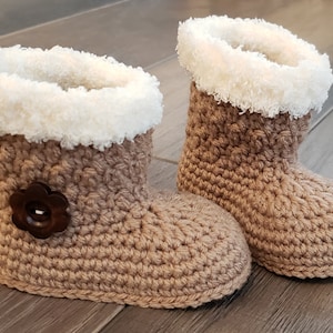 Crochet PATTERN Baby Girl Boots Booties Baby Boot Pattern Baby Booties Baby Girl Pattern Baby Bootie Pattern Crochet Pattern image 8