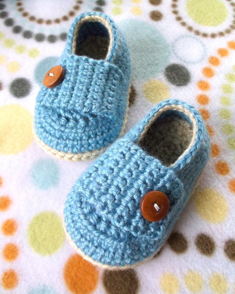 Crochet PATTERN Baby Loafers Baby Booties Baby Loafer Pattern | Etsy